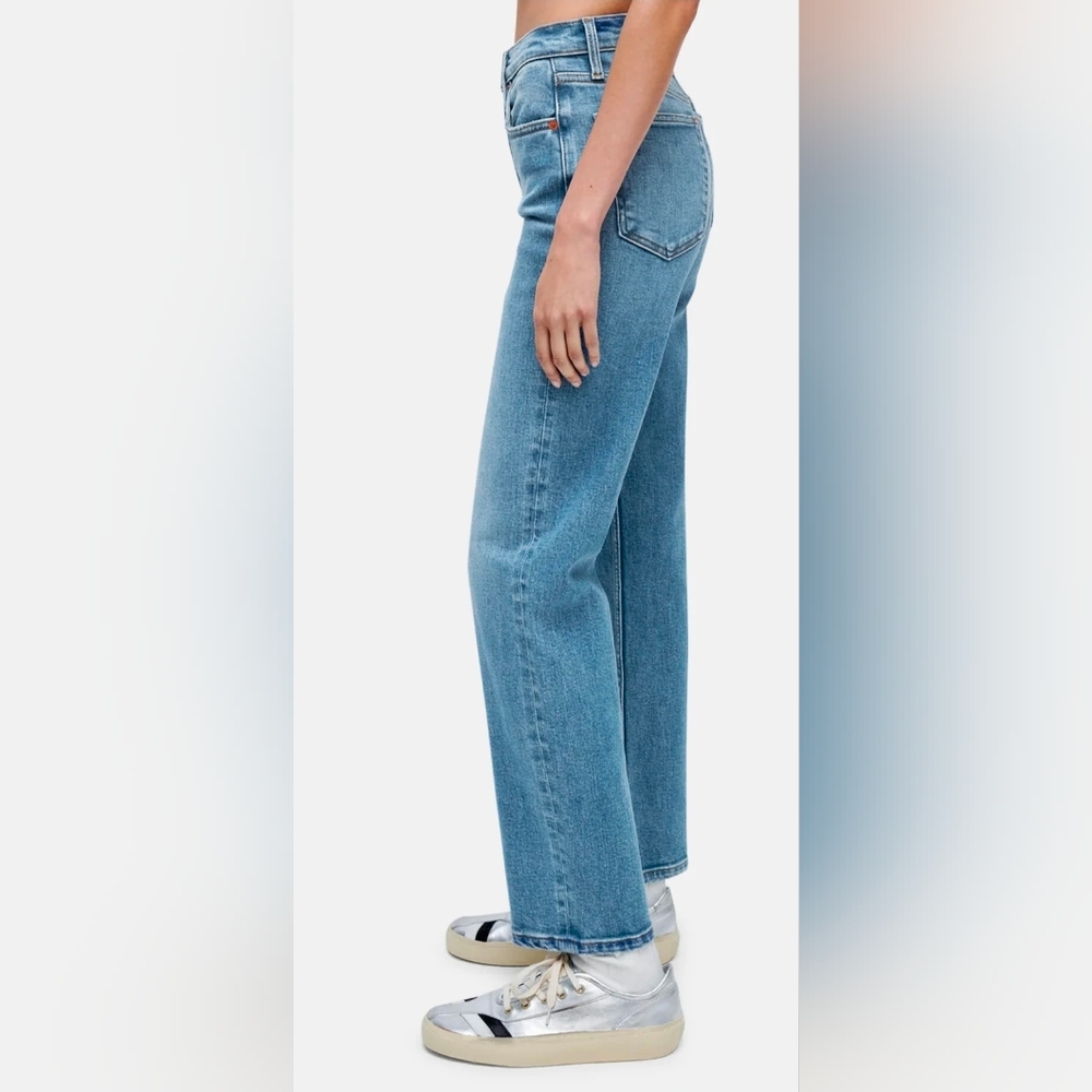 Re/Done 70's Vintage Faded Blue Button Fly Denim Jeans Size 27 - Picture 8 of 9